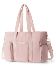 15.6 Inch Laptop Work Tote Bag Large Teacher Nurse Utility Purse Multi Pocket picture
