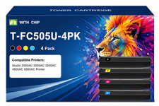 4PK T-FC505U Toner Cartridge Replacement for E-Studio 2505AC 4505AC picture