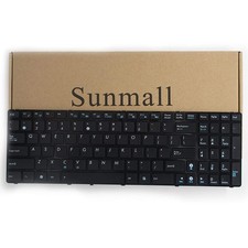 Keyboard Replacement Without Backlit Compatible with A52 F50 X53E A53S Black picture