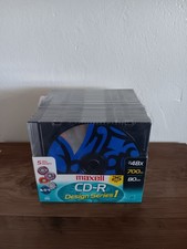 Maxell CD-R Design Series 1 25 Pack 700MB 48x 80 min 5 Disc Designs NEW SEALED picture