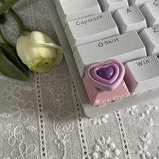 Kawaii Artisan Resin Keycap Handmade Custom MX Cherry Mechanical Keyboard picture