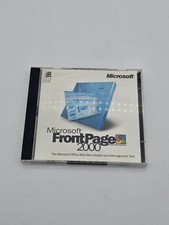 Microsoft FrontPage 2000 - Full Version - 2 Disc Set w Key Code Windows 95/98/NT picture