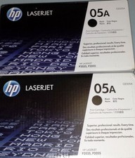 2 Genuine UNUSED HP 05A Toners Never Put into a Printer CE505A *UNUSED NO BOX* picture