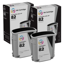 2Pk Replacement CH565A Compatible with HP 82 Black Ink for Designjet 111 picture