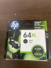 Genuine HP 64XL High Yield Black Ink Cartridge – N9J92AN | Expired 6/2022| OEM picture