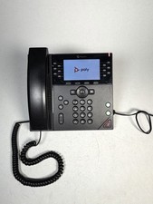 Business IP Phone Polycom VVX 450 VoIP Desk Phone Tested Working No AC Adapter picture