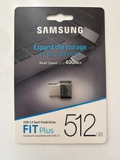 New Samsung 512GB FIT Plus USB 3.2 Gen 1 Type-A Flash Drive MUF-512AB/AM NEW picture