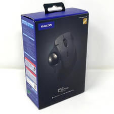 ELECOM Trackball Mouse IST PRO (thumb operated type) M-IPT10MRSBK Japan New picture