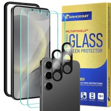 [2+2 Pack] ArmorSuit Samsung Galaxy S24 Glass Screen + camera protectors picture