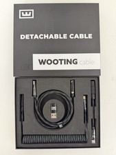 Wooting Premium Coiled Cable Set USB-C to USB-A Mechanical Keyboard Stealth picture