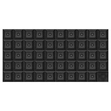 50 Pcs PBT Keycap Set DSA Mechanical Numeric Keypads, Translucent Black picture
