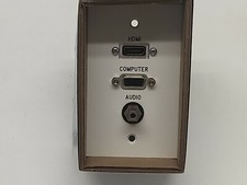 PanelCrafters	PC-G1796-E-P-W  Single-Gang Wallplate w/ HDMI Pigtail  **NEW** picture