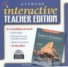 Glencoe Earth Science: Geology Universe Interactive Teacher Edition PC MAC CD picture