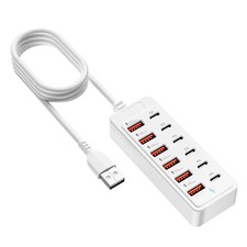 12 in 1 USB Charging Station Multi Ports 6 USB 6 PD Charger Type C Mobile Phones picture