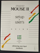 Vintage 1991 Super Mouse II Setup & User's Guide Manual Booklet Z-NIX Company picture