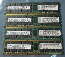 Lot 4x 16GB (64GB) Samsung M393B2G70DB0-YH9 PC3L-10600R DDR3 ECC Registered DIMM picture
