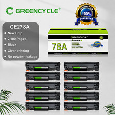 GREENCYCLE : 10PK CE278A 78A Toner Fits for HP LaserJet Pro P1560 P1566 P1606DN picture