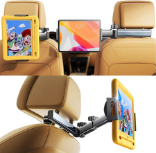 LISEN 3-in-1 Car Headrest Tablet Holder and Backseat Organizer, for iPad and Fir picture