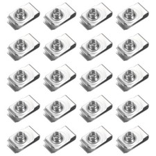 PATIKIL UClipOn Nut, 20 Pack M61 Regular Extruded UNut UType Fasteners Hardwa... picture