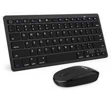 OMOTON Bluetooth Compact Keyboard & Mouse Bundle, Portable QWERTY EN, 1600DPI picture
