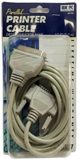 Vintage IBM 10ft Parallel Printer Cable IEEE-1284 DB25M to Centronics 36M picture
