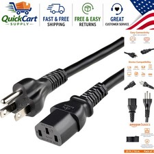 Versatile 25FT Power Cable with NEMA 5-15P Connector - Ideal for Home Use picture