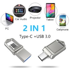 USB C Flash Drive Dual Drive USB Type-C Thumb Drive 32GB 64GB 128GB USB-C Drive picture