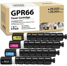 NEW 4 Pack GPR66 Toner Cartridges Canon Color Image Runner Advance, SEALED Bags picture