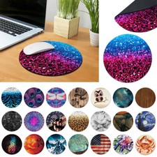 Designs Round Gaming Mouse Mat Pad Non-Slip Circle Mousepad For Computer Laptop picture