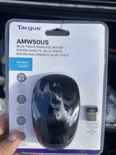Targus AMW50US Wireless BlueTrace Mouse, Stow-N-Go USB, Adjustable DPI, Black picture