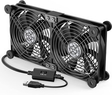 Dual USB Computer Cooling Fan High Speed 120Mm Fan Adjustable 5V USB picture