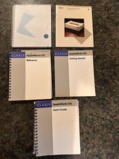 apple manual lot, ImageWriter And Claris AppleWorks GS picture