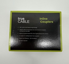True Cable Cat6A Shielded Inline Coupler RJ-45 12 pieces Female To Female picture