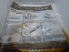 Corning Gold 3m Yellow Fiber Optic Cable 1F SFC SCUPC/STUPC picture