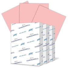 Pink Printer Paper 20 lb - 3 Ream Pack picture