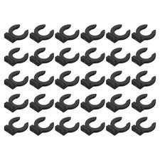30Pcs 3D Printer Tube Collet Clips for Fixed 1.75mm Filament Printer Black picture