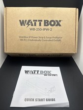 NEW WattBox WB-250-IPW-2 250-Series Wi-Fi IP Smart Surge Protector 2-Outlet picture