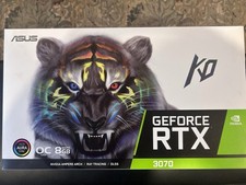 ASUS Nvidia GeForce RTX 3070 KO OC 8GB GPU V1 Rare (CIB) Korean Market Exclusive picture