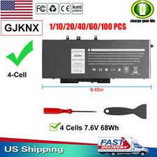 LOT GJKNX Battery For Dell Latitude 5480 5580 5490 5491 5590 5591 GD1JP 68Wh picture