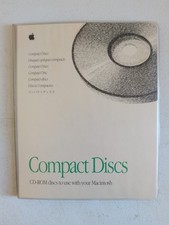 Vintage Apple Macintosh CD-ROM Collection 1991-93 Original Apple Binder 11 Discs picture