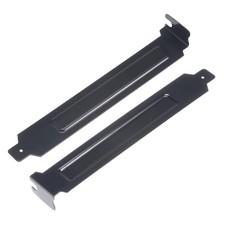 10pcs PCI Slot Covers with Screws for PC Case Dustproof Black picture