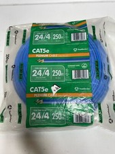 Southwire Type CMP-BLUE 24/4 250 Ft. CAT 5e Plenum Cable  (P) picture