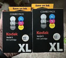 NEW LOT Of 2 Kodak Verite 5 XL Combo Pack Ink Cartridge Black & Color picture