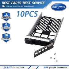 10 Pack KG1CH 3.5in HDD Caddy Trays For Dell PowerEdge R510 R720xd R730xd New picture