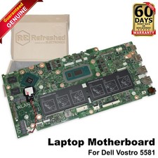 Dell Vostro 5581 Laptop Motherboard Intel i7-8565U 1.8GHz Nvidia MX130 2GB RGK9K picture