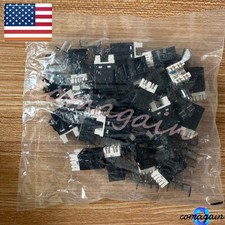 For Commscope SL110 SERIES RJ45 CAT6 Modular Jack Black Lot Of 24 w/ Dust Cover picture