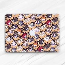 Cute Cats In Boxes Kawaii Animal Hard Case For Macbook Air 13 15 Pro 16 14 Neo picture