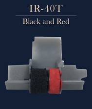 IR-40T Black and Red x11 Pack Calculator Ink Rollers CP13 NR42 IR40T Sharp Casio picture