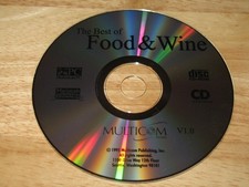 The Best Of Food & Wine PC/Mac CDROM Multicom Publishing 1995 for Windows 95/3.1 picture