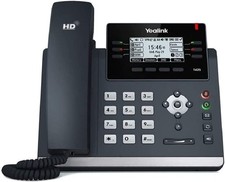 Yealink SIP-T42S IP Phone without Power Adapter - Black picture